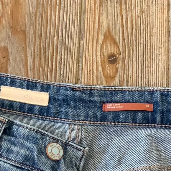 Size 28 Pilcro from Anthropologie Wide Leg Jeans - Picture 4 of 9